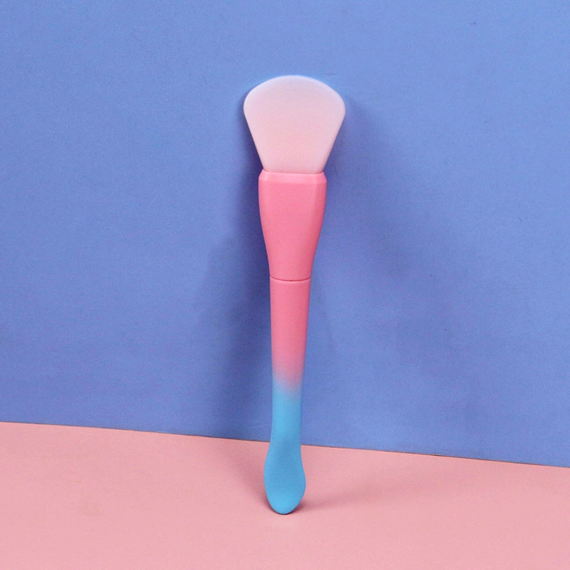 New Double End Foundation Brush Apply Facial Mask Silicone Brush