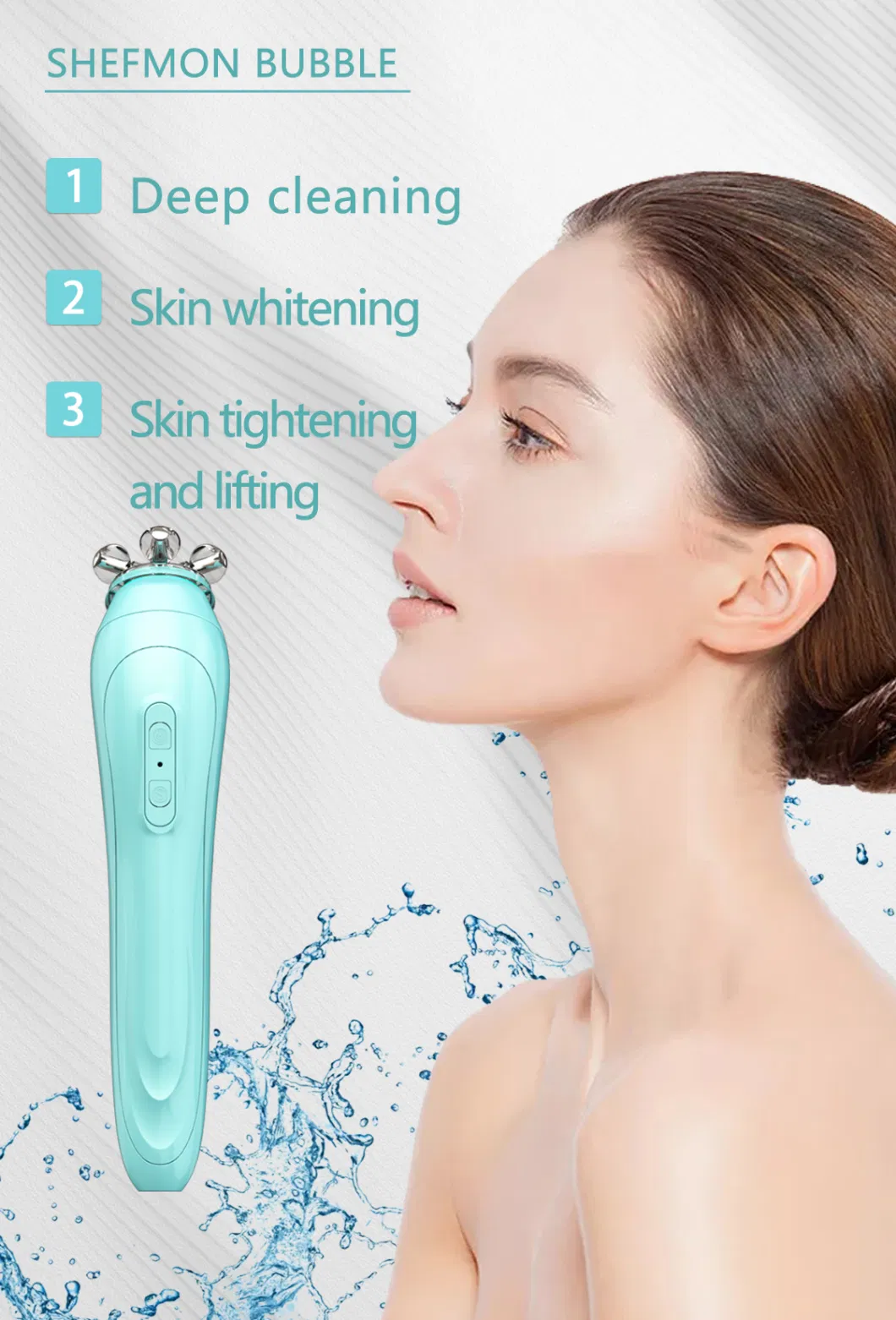 High Quality Facial Pore Cleaning Device Face Cleanser Massage Brush